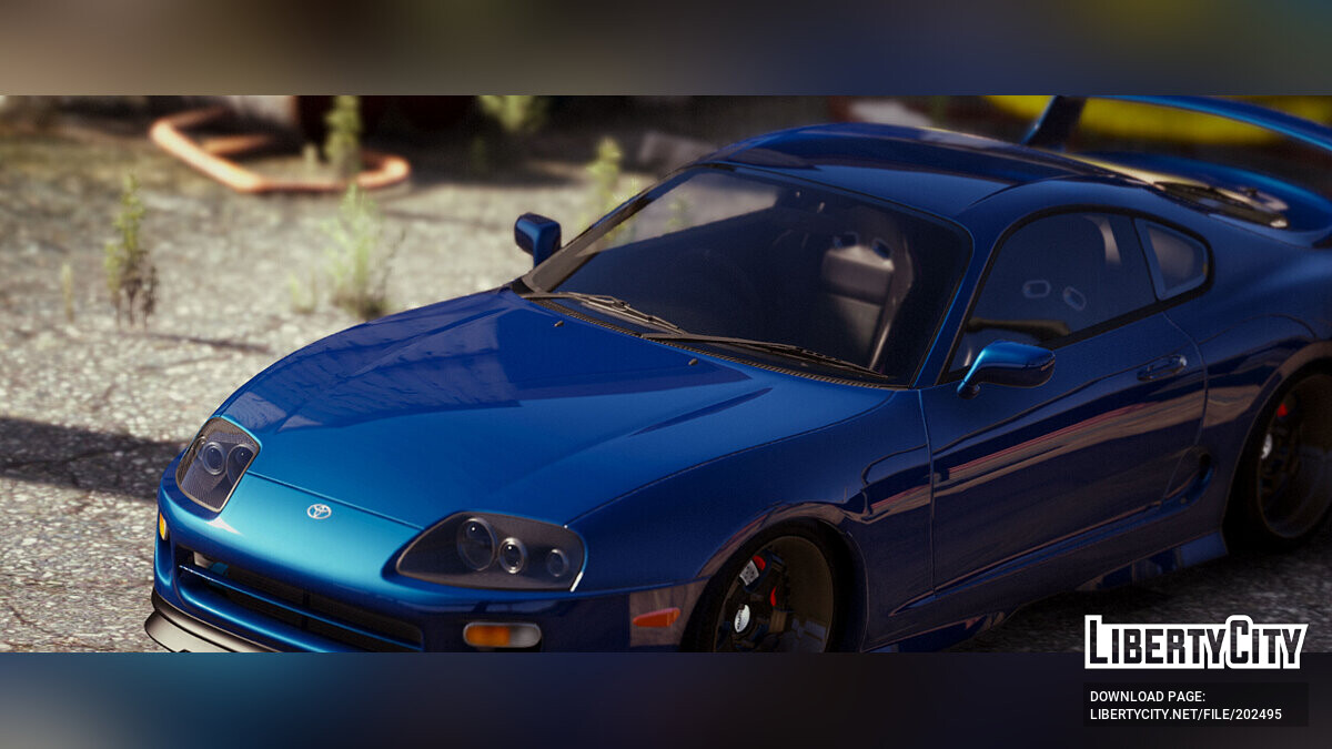 Скачать Toyota Supra JZA80 v1.5 для GTA 5