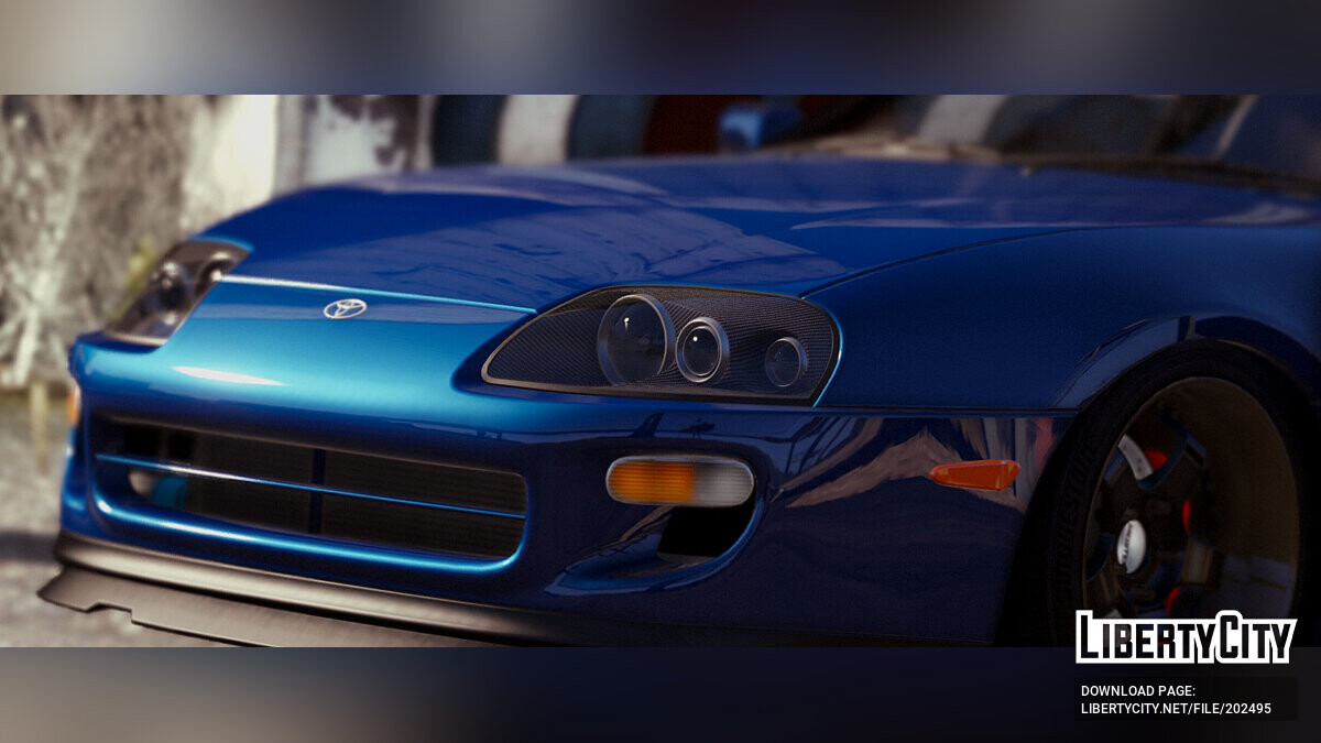 Скачать Toyota Supra JZA80 v1.5 для GTA 5