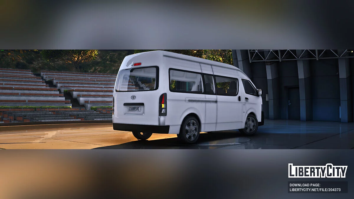 2012 Toyota Hiace SLWB v1.0 / GTA 5