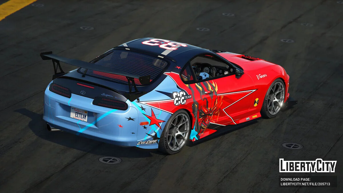 1998 Toyota Supra (JZA80) Evil Empire Vinyl / GTA 5
