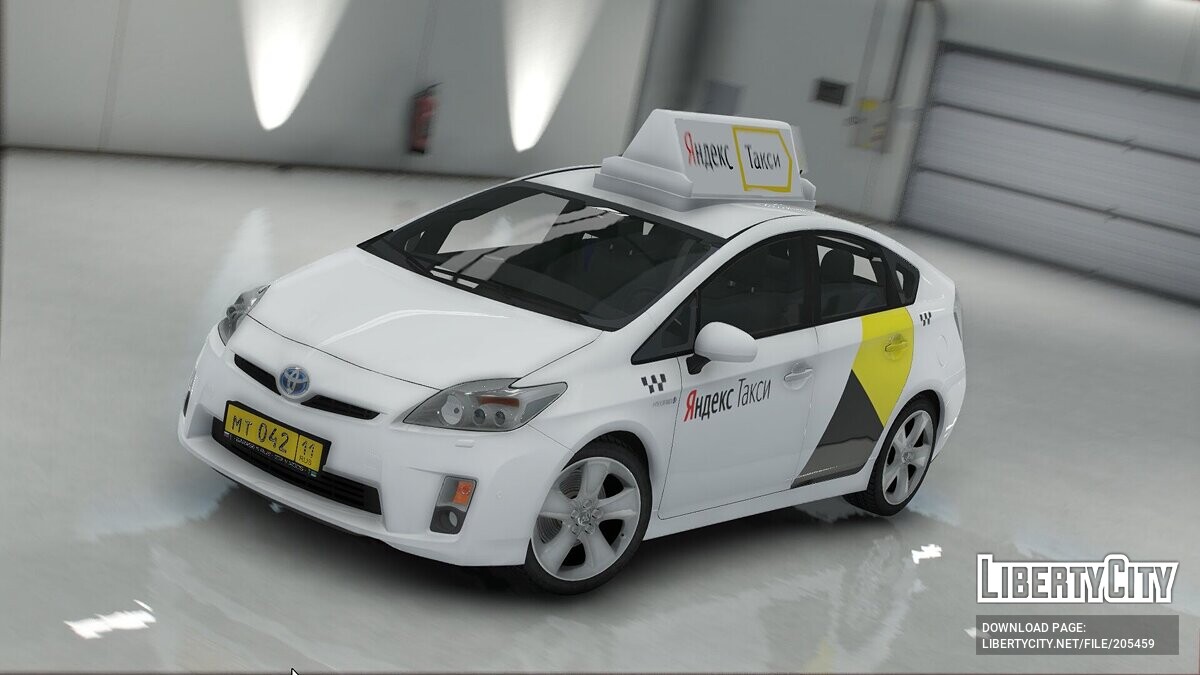 Скачать 2015 Toyota Prius Taxi для GTA 5