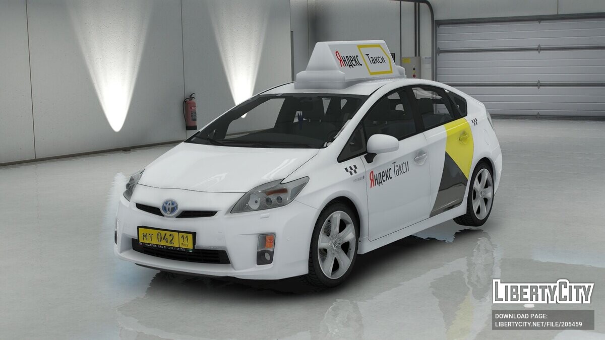 Скачать 2015 Toyota Prius Taxi для GTA 5