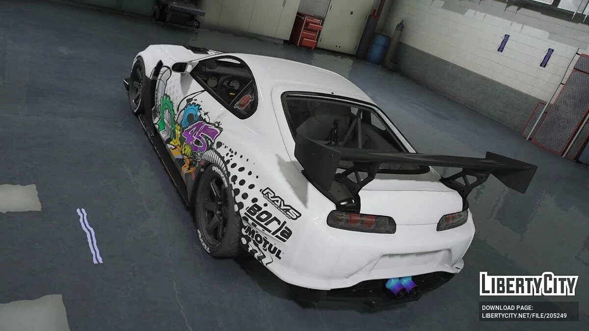 Toyota Supra A80 Widebody Graffiti Edition / GTA 5