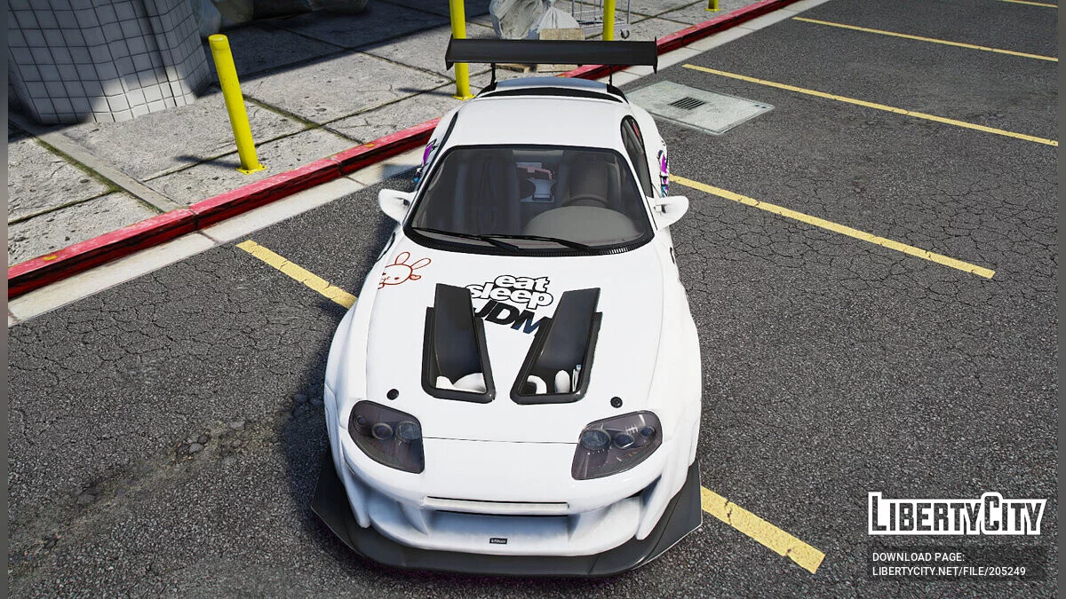 Toyota Supra A80 Widebody Graffiti Edition / GTA 5