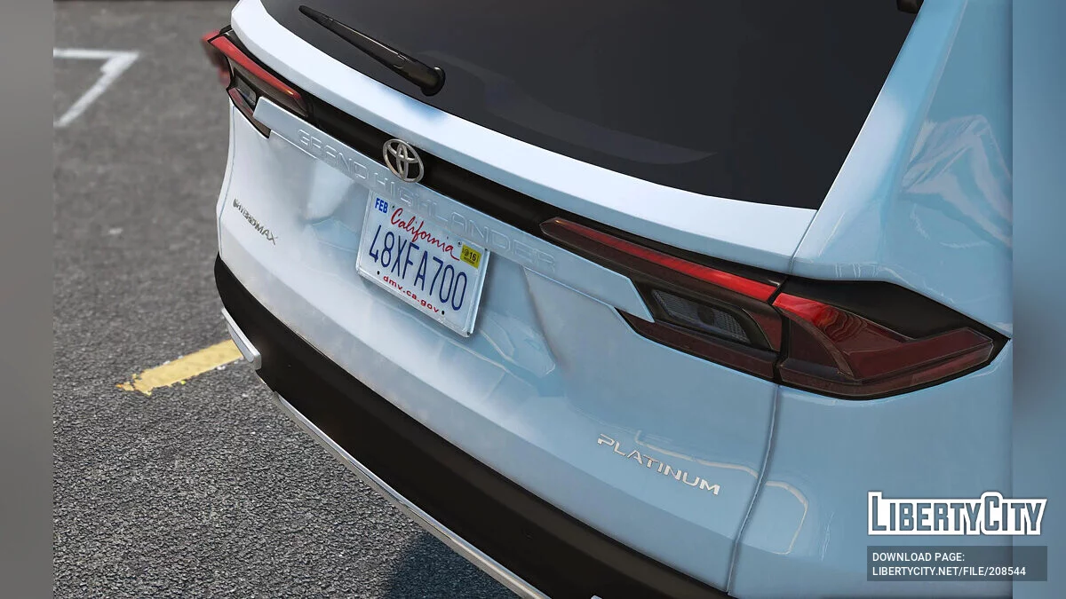 2024 Toyota Grand Highlander Platinum Hybrid Max v1.2 / GTA 5