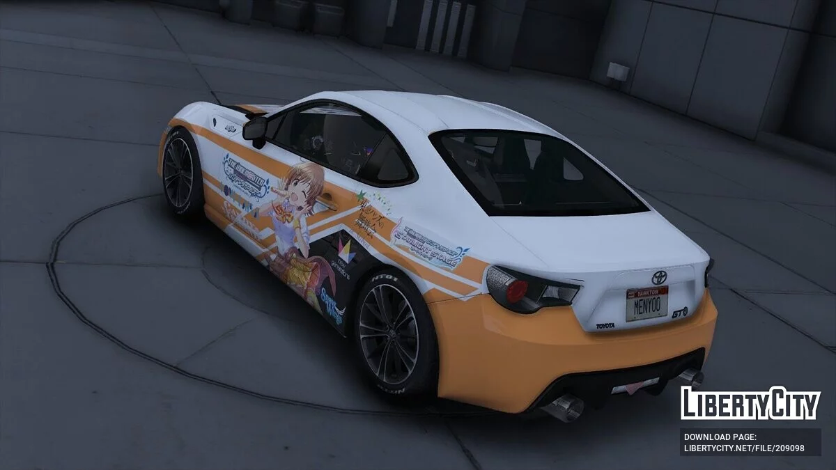 Toyota GT86 Itasha Mio Honda / GTA 5