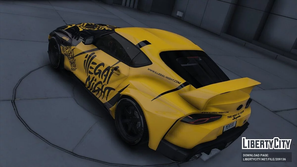 Toyota Supra A90 Illegal Night / GTA 5