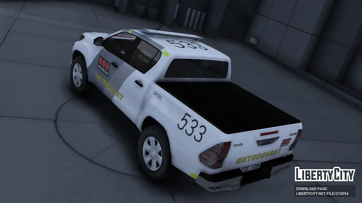 2019 Toyota Hilux Securitas Skyddsvakt v1.0 / GTA 5