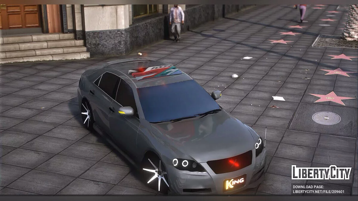 Toyota Mark X 300g Modified And HQ Interior v1.1 / GTA 5