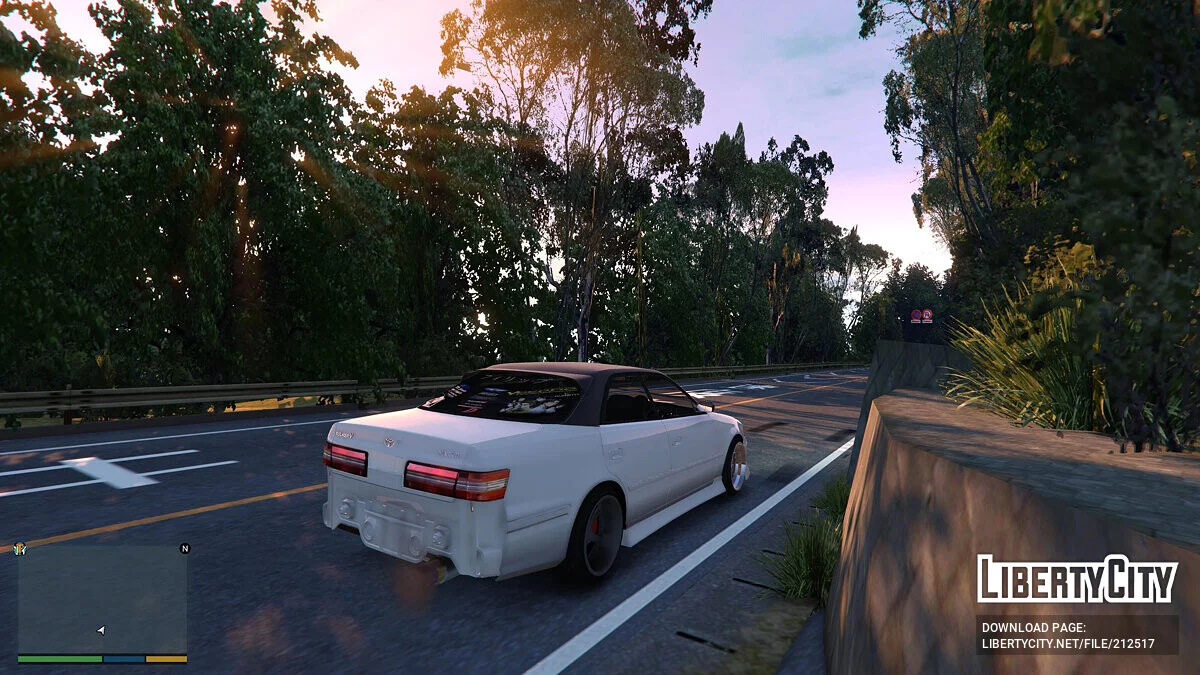Toyota Mark II Jzx100 v1.1 / GTA 5
