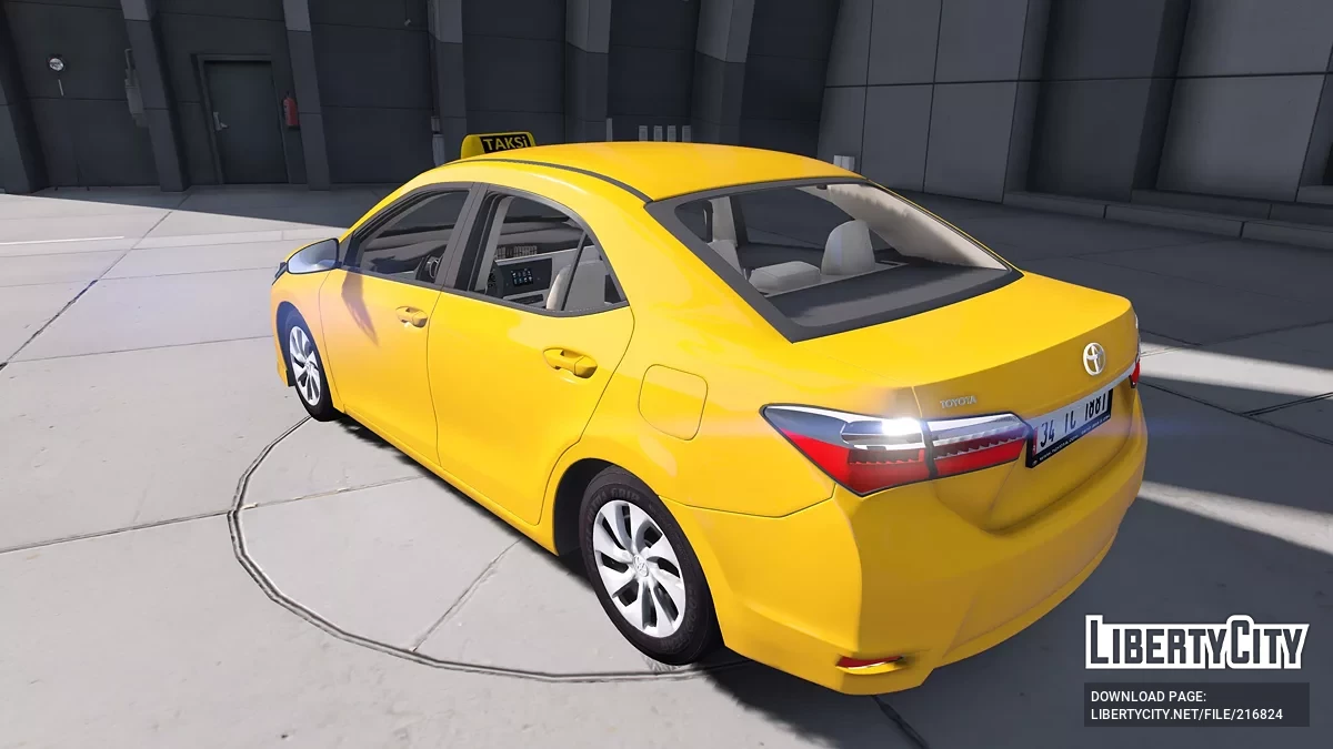 Toyota Corolla Etiket Taksi / GTA 5