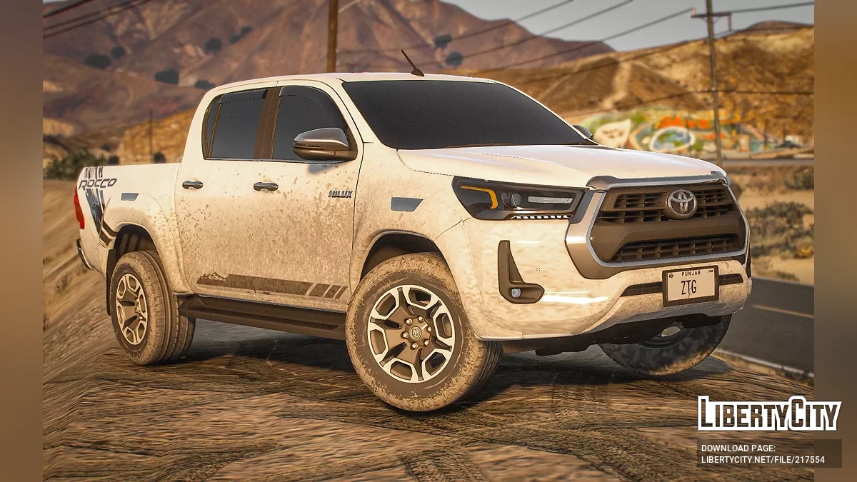 Toyota Hilux Revo Prerunner 2021 [HQ + Animated + RHD] / GTA 5