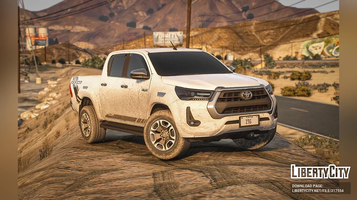 Toyota Hilux Revo Prerunner 2021 [HQ + Animated + RHD] / GTA 5