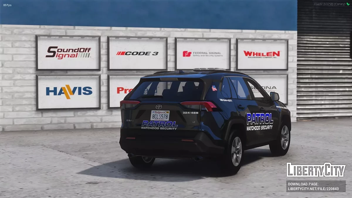 2021 Toyota Rav4 Security Vehicle / GTA 5