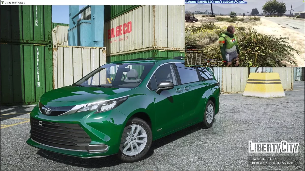 2022 Toyota Sienna XLE v1.0 / GTA 5