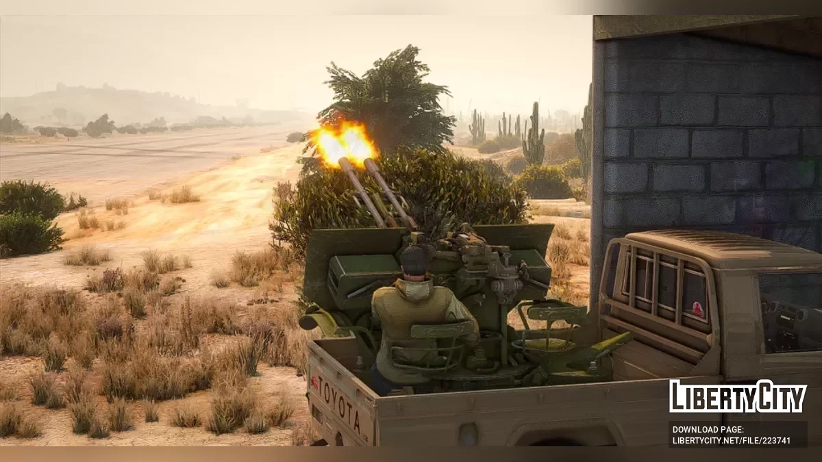 Toyota Land Cruiser j79 2020 | ZU-23 v1.0 / GTA 5