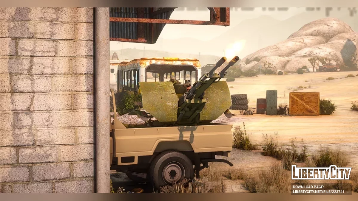 Toyota Land Cruiser j79 2020 | ZU-23 v1.0 / GTA 5