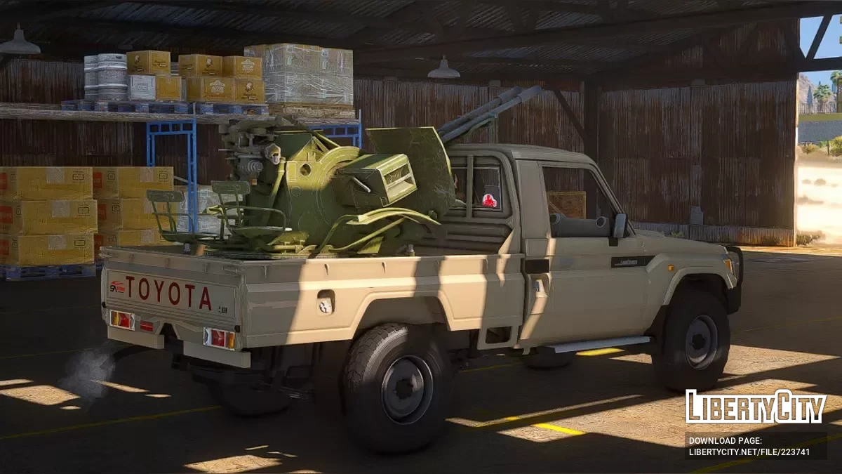 Toyota Land Cruiser j79 2020 | ZU-23 v1.0 / GTA 5
