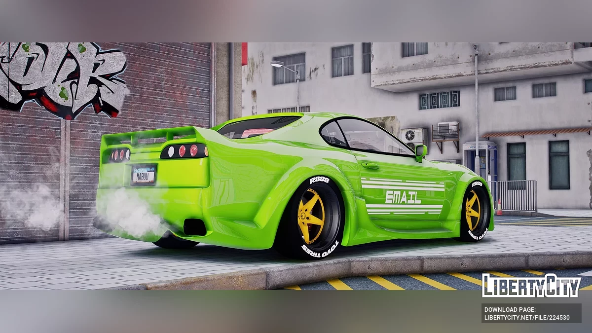 Toyota Supra Email Veil / GTA 5