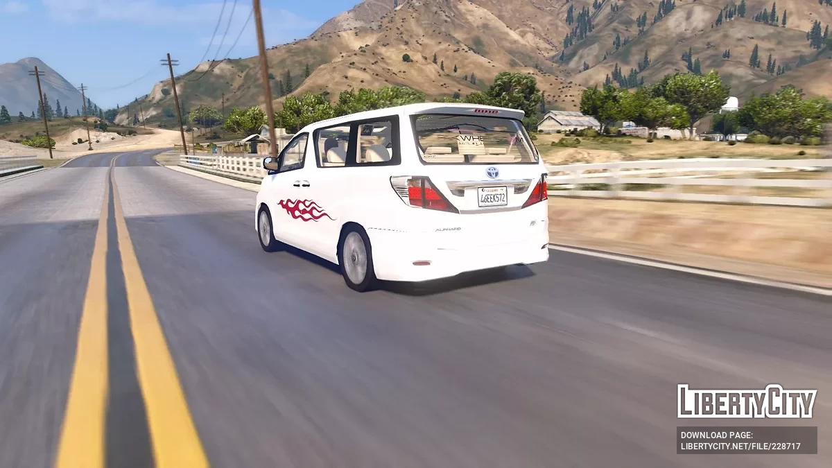 Toyota Alphard 350X GGH20 2012 Hybrid / GTA 5