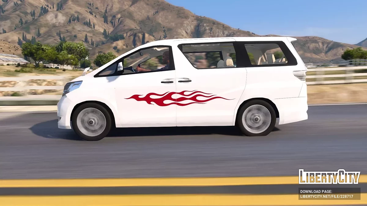 Toyota Alphard 350X GGH20 2012 Hybrid / GTA 5