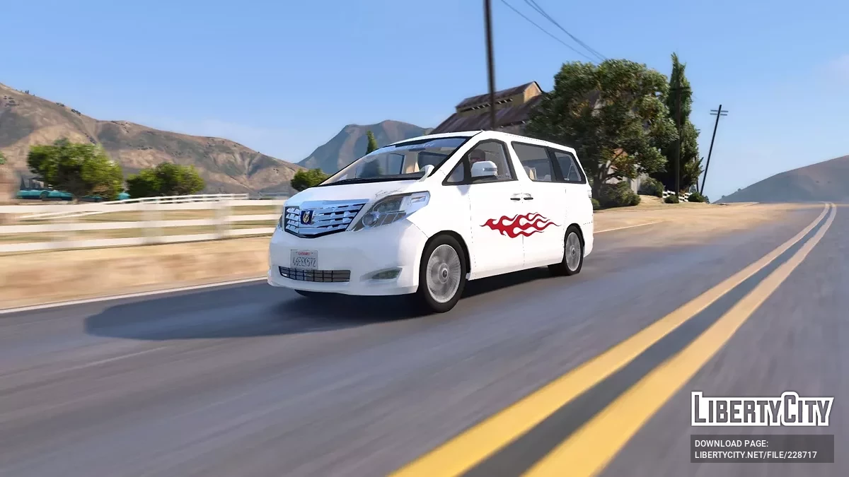 Toyota Alphard 350X GGH20 2012 Hybrid / GTA 5