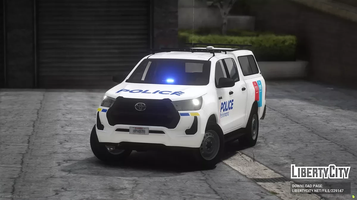 Toyota Hilux New Zealand Police Relief / GTA 5