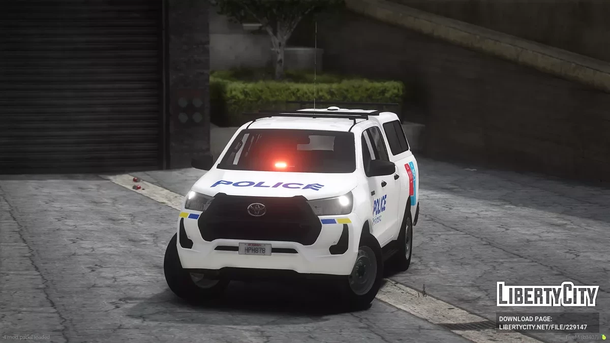 Toyota Hilux New Zealand Police Relief / GTA 5