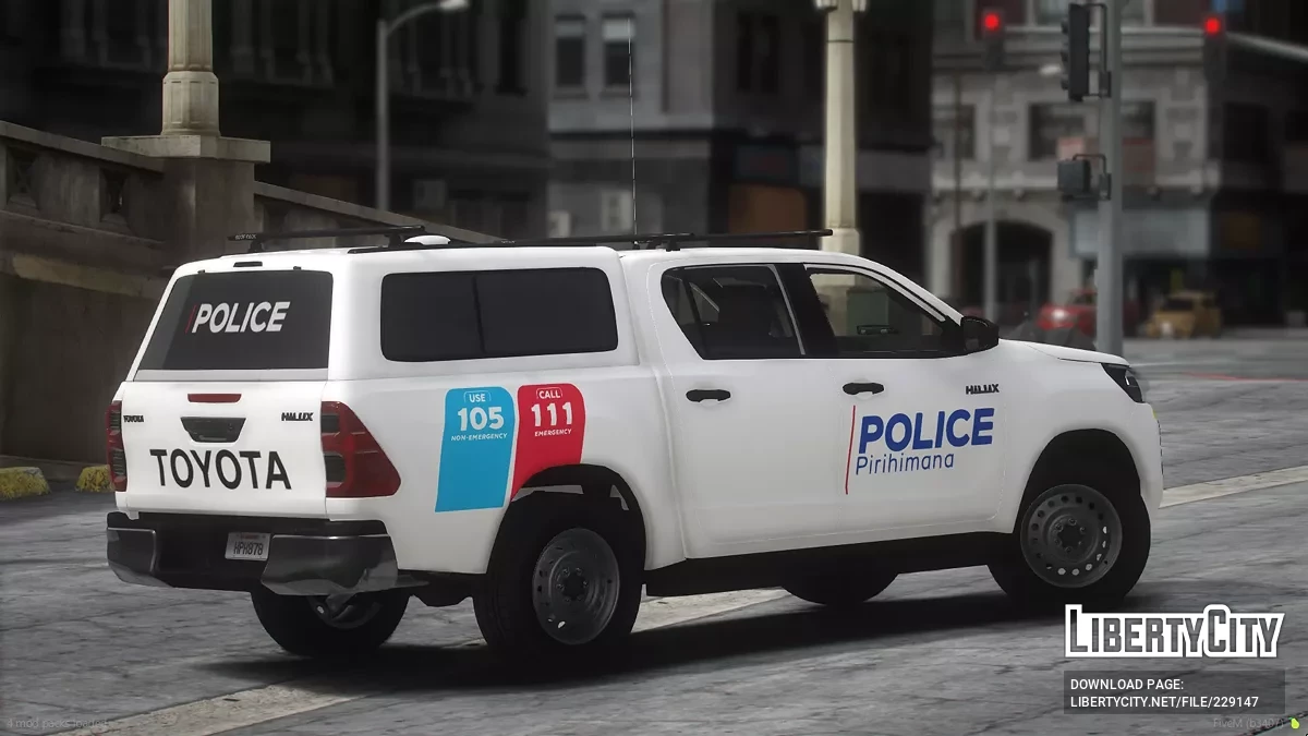 Toyota Hilux New Zealand Police Relief / GTA 5