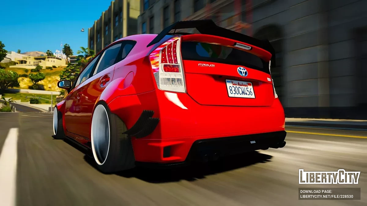 Toyota Prius 2013 Widebody Libertywalk / GTA 5