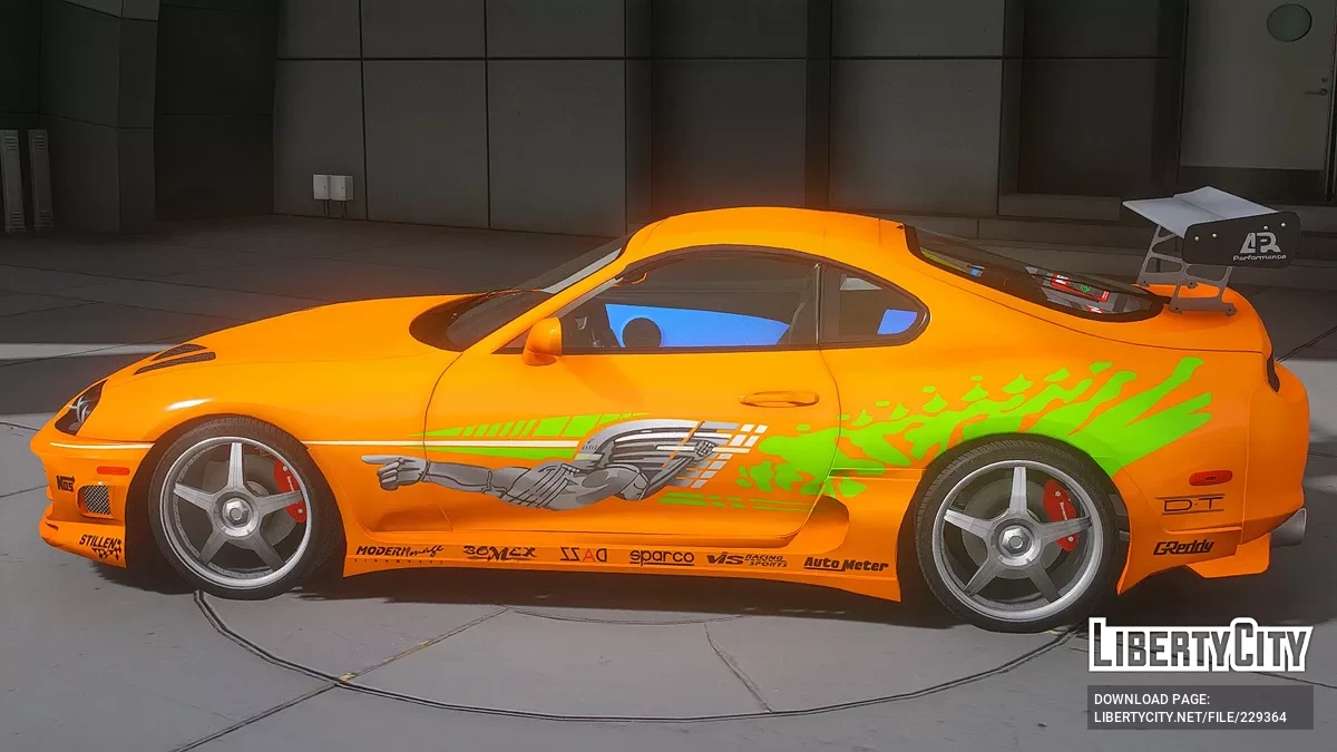 Toyota Supra MK4 из фильма Форсаж / GTA 5