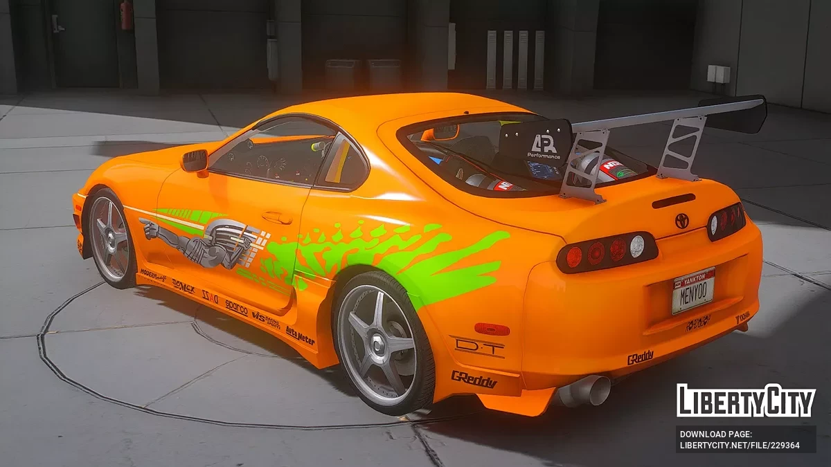 Toyota Supra MK4 из фильма Форсаж / GTA 5