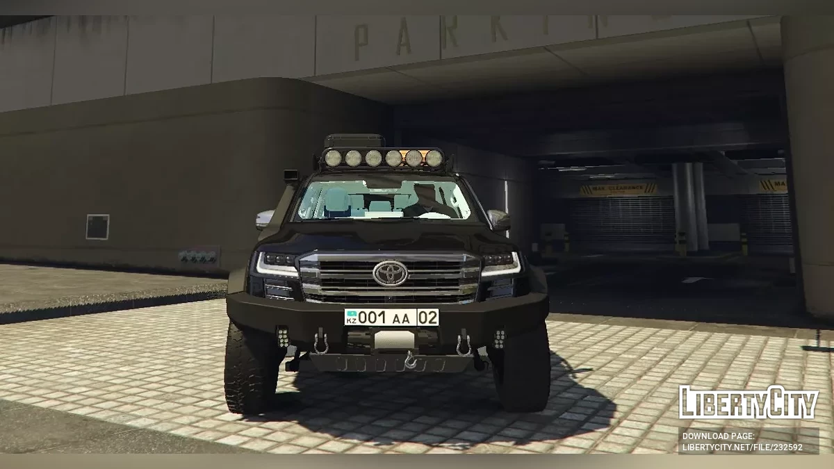 2023 Toyota Land Cruiser VX-R OffRoad - Kazakhstan License Plate / GTA 5