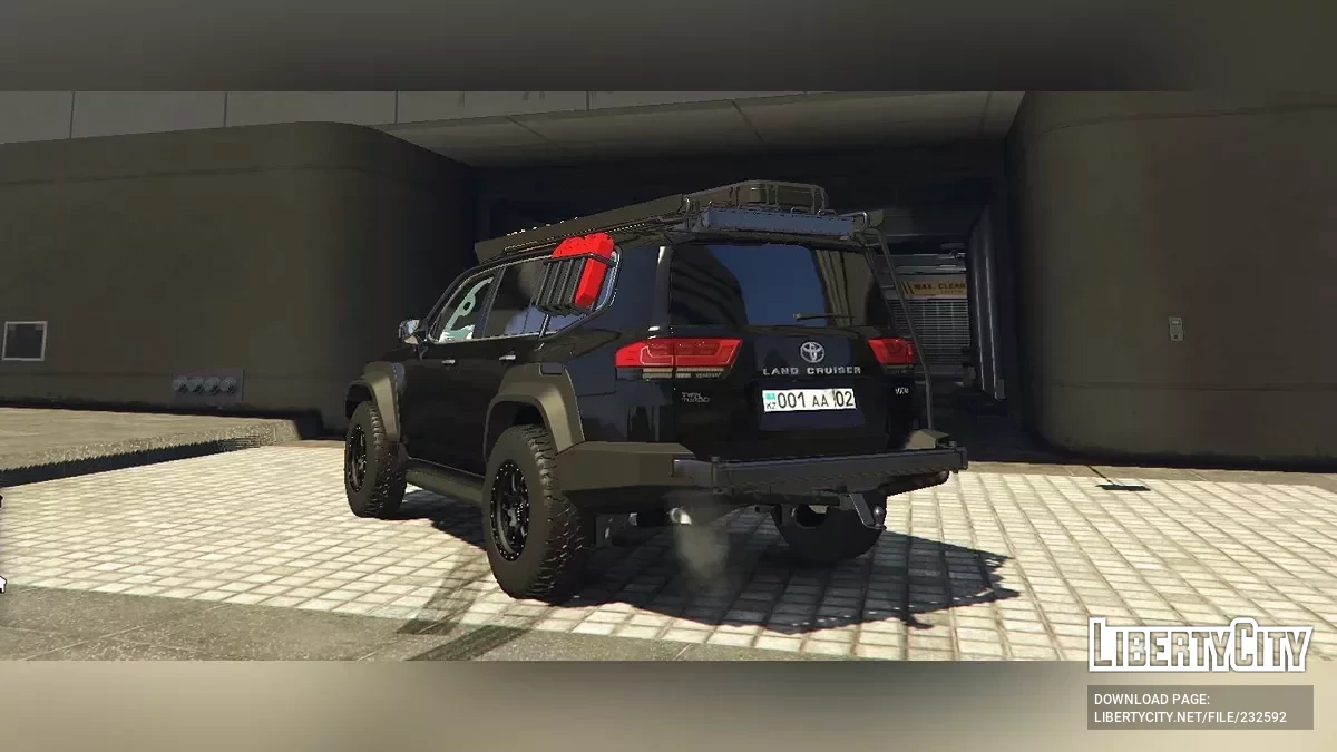 2023 Toyota Land Cruiser VX-R OffRoad - Kazakhstan License Plate / GTA 5