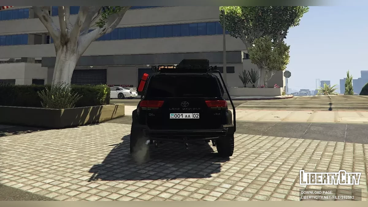 2023 Toyota Land Cruiser VX-R OffRoad - Kazakhstan License Plate / GTA 5