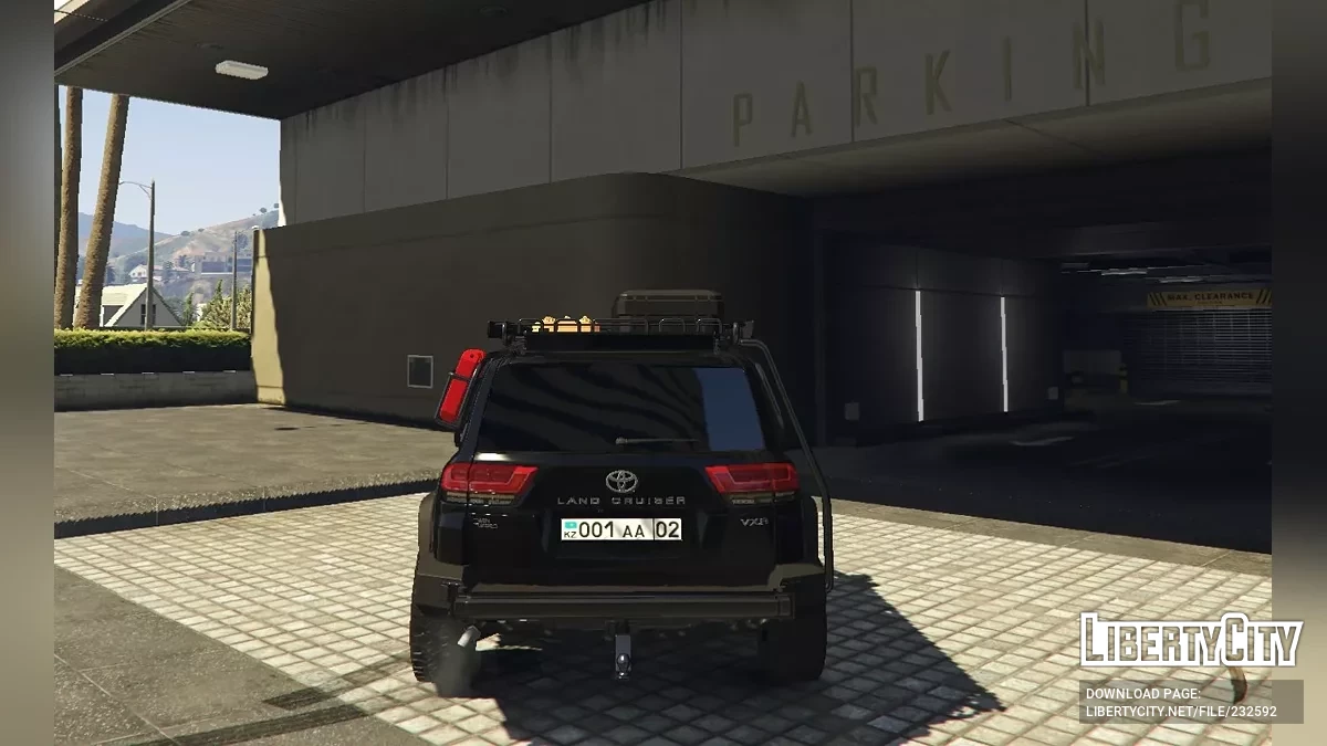 2023 Toyota Land Cruiser VX-R OffRoad - Kazakhstan License Plate / GTA 5