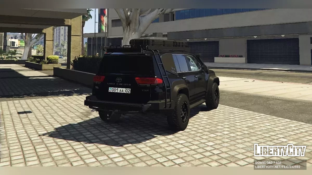 2023 Toyota Land Cruiser VX-R OffRoad - Kazakhstan License Plate / GTA 5