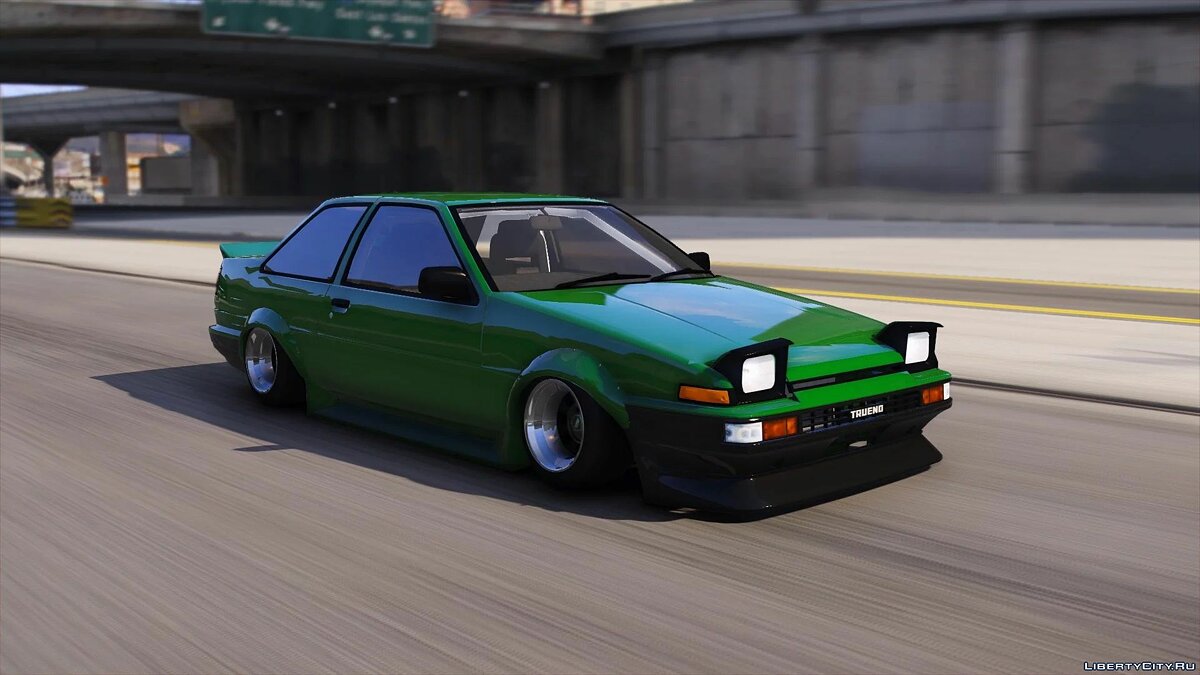 Toyota ae86 для гта 5 фото 16