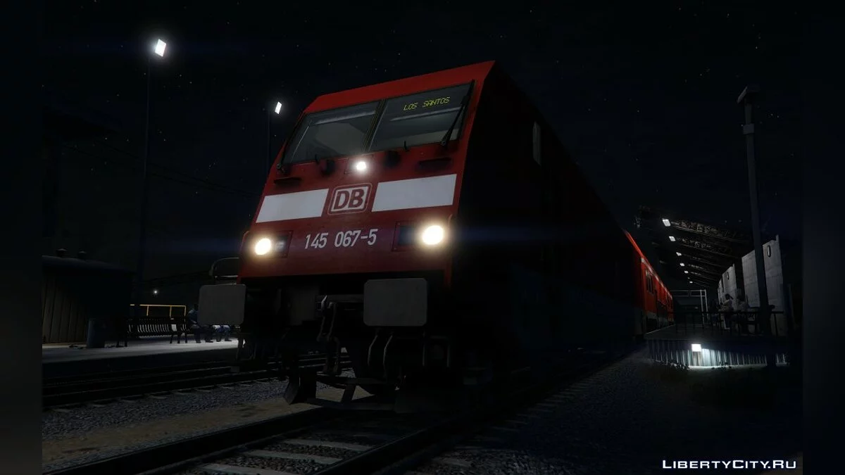 German Railcar (Bombadier Traxx DB BR 145) - Train Mod [Enterable] [FINAL] / GTA 5