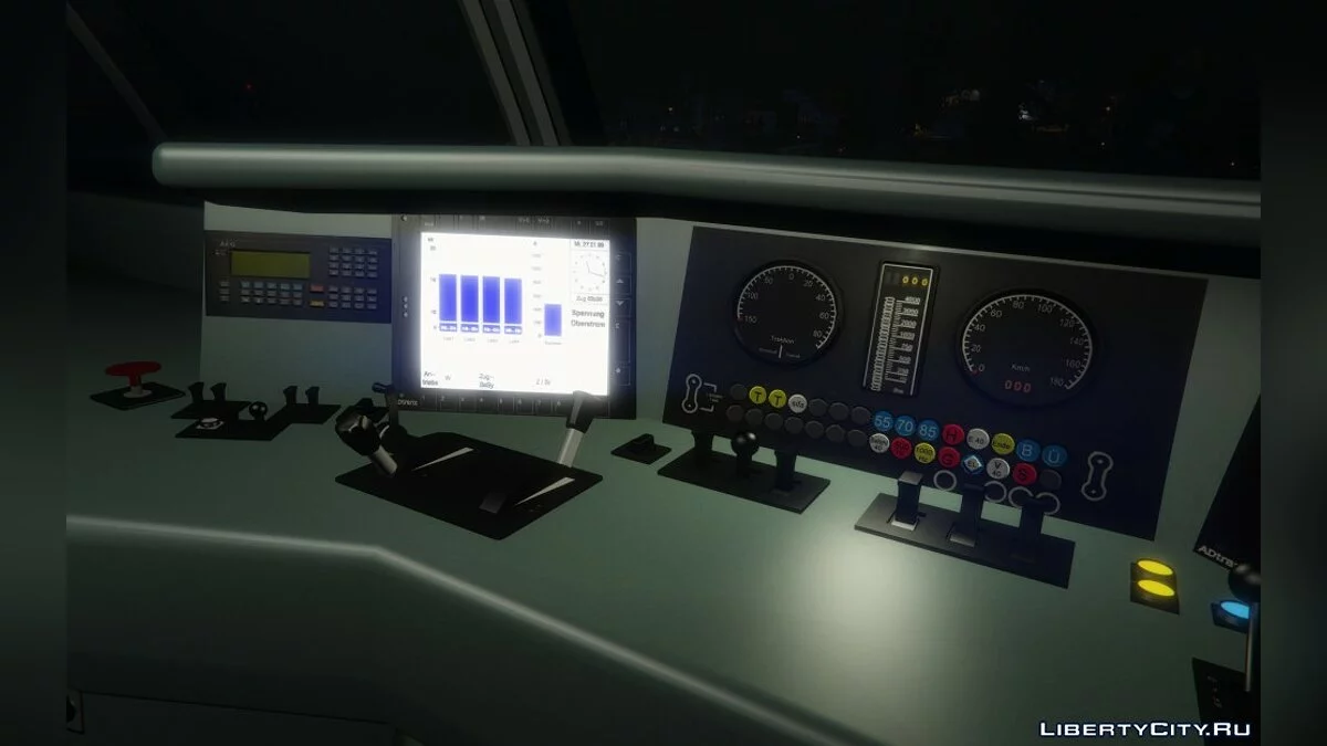 German Railcar (Bombadier Traxx DB BR 145) - Train Mod [Enterable] [FINAL] / GTA 5