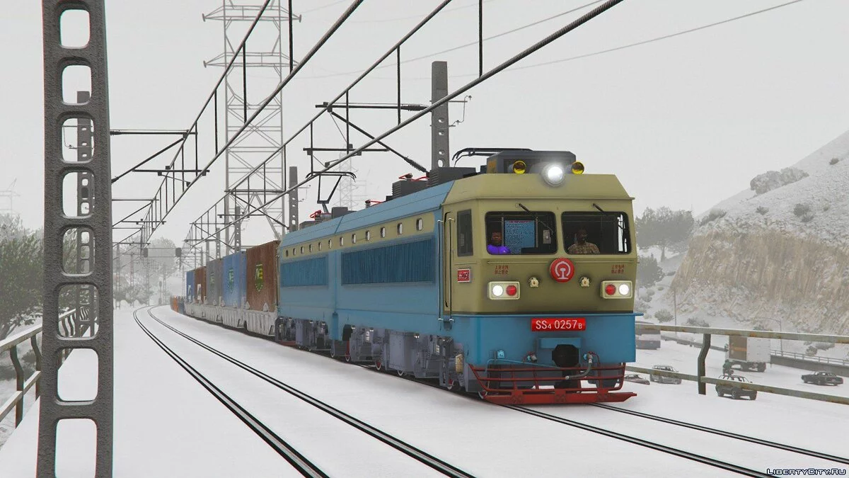 SS4G Electric Locomotive [Add-On] 1.0 / GTA 5