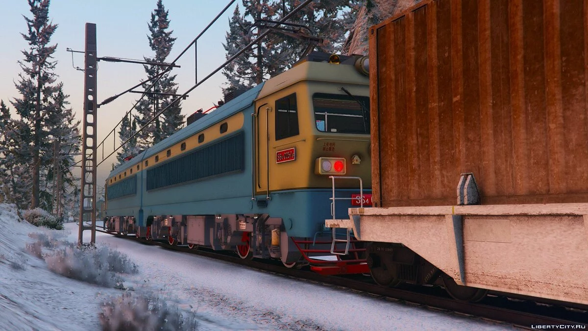 SS4G Electric Locomotive [Add-On] 1.0 / GTA 5
