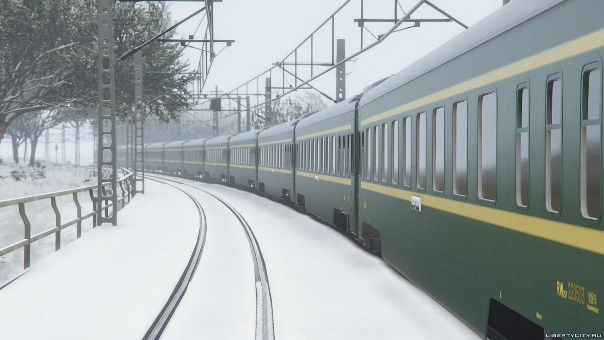 China Railways 25T Series Passenger Coaches  [Replace] 1.5 / GTA 5