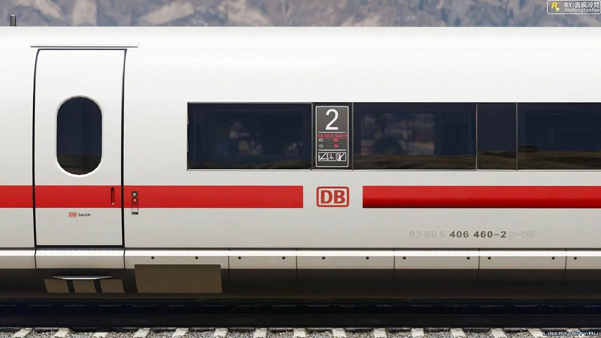 ICE3M DB Class 406 High-speed train  / GTA 5