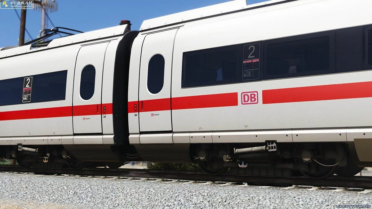 ICE3M DB Class 406 High-speed train  / GTA 5