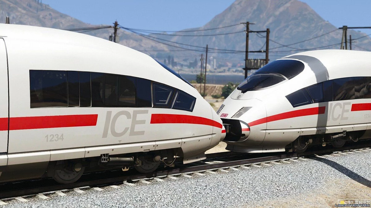 ICE3M DB Class 406 High-speed train  / GTA 5
