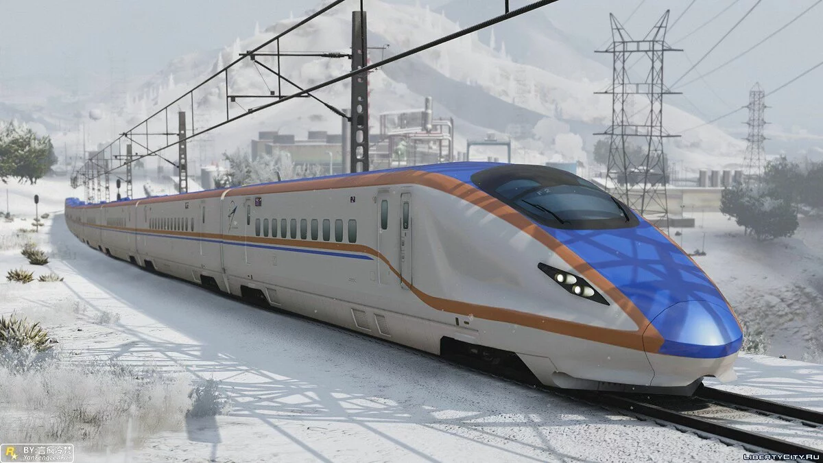 Shinkansen E7 Series high-speed train  [ Add-On ] beta / GTA 5
