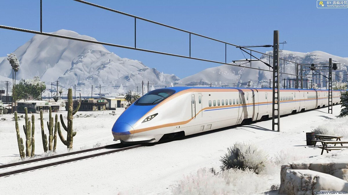 Shinkansen E7 Series high-speed train  [ Add-On ] beta / GTA 5