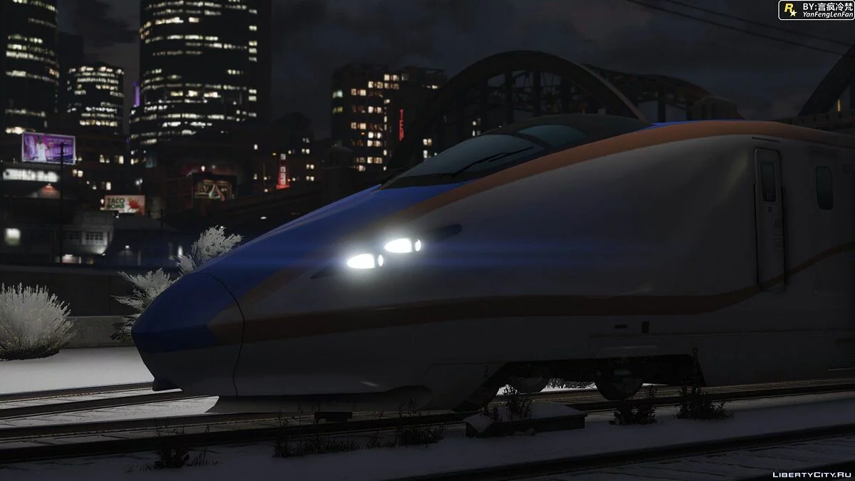 Shinkansen E7 Series high-speed train  [ Add-On ] beta / GTA 5