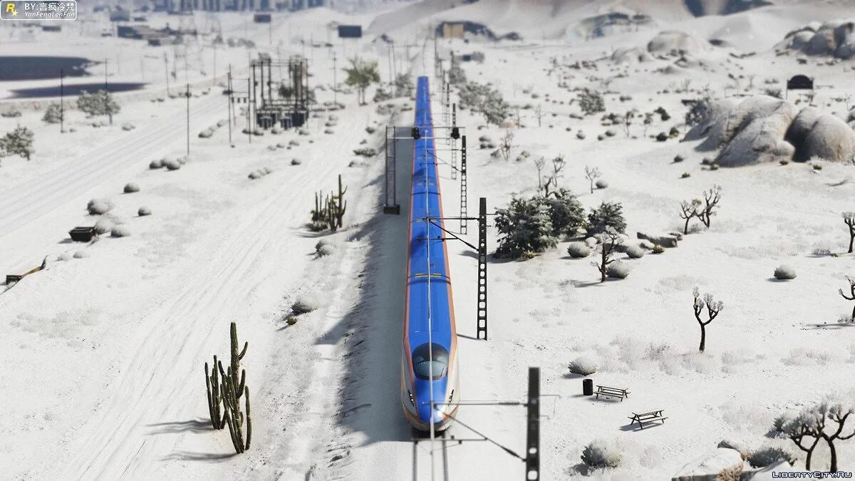 Shinkansen E7 Series high-speed train  [ Add-On ] beta / GTA 5